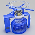 single side small round machine 3d model