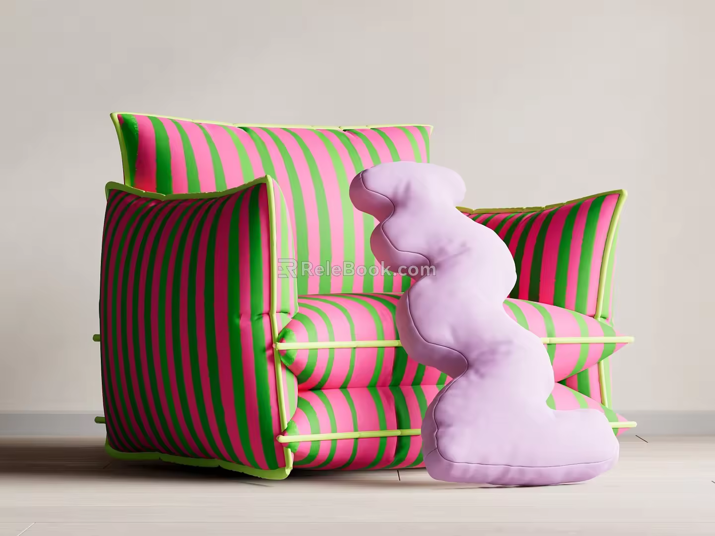 Modern Single Sofa 3d model