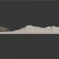 Stunning 3D Landscape Model Featuring Mountains Blue Water And Snowy Glaciers