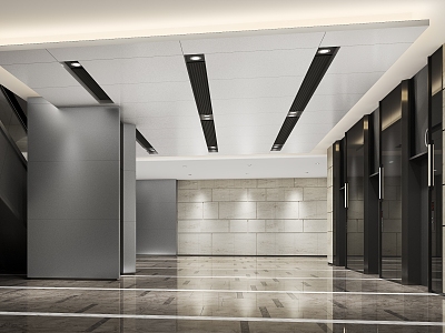 Elevator hall model