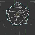Red Polyhedral Dice With Numbers 12 20 18 10 6 On Black Background