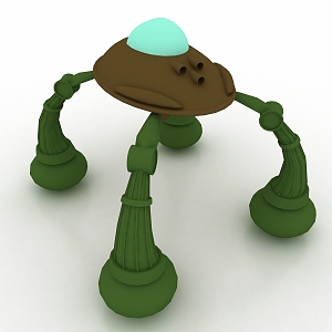 Alien 1 Top 3d model