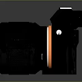 modern camera dslr camera card machine digital camera 3d model