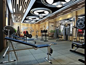 Modern Gym 3d model