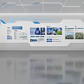 Professional Exhibition Board Featuring Company Introduction Product Display And Data Charts
