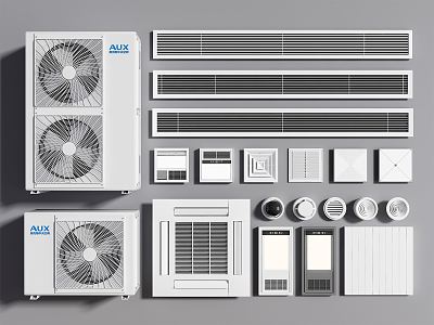 Modern air outlet air conditioner outdoor air conditioner outlet central air conditioner yuba model