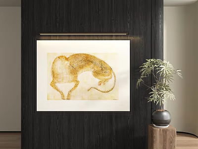 New Chinese Decorative Painting 3d model
