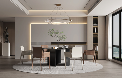 Modern Restaurant 3d model