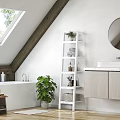 modern sink bathroom 3d model