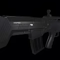 Modern Black Rifle XM8 Model With Magazine And Tactical Design Elements