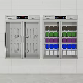 Gelada Stainless Steel Kitchen Cabinets With Utensils And Colorful Containers Storage