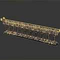 Black Metal Hardware Tool with Long Structure and Multiple Holes for Fixing