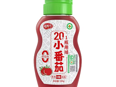 Hengniu Tomato Sauce Made With 20 Small Tomatoes 300g Net Content 3d model