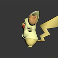 Pikachu Pokémon Game Anime Character Standing With Yellow Body Red Cheeks Large Ears And Winged Design