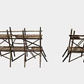 Bamboo Woven Folding Chairs Design For Home Furniture With Multiple Pieces
