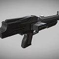 DC15S Star Wars Explosive Rifle Submachine Gun Semi-automatic Rifle Machine Gun Low Face Number Low Model Simple Model Game Sub-era Movie and TV Level 3d model