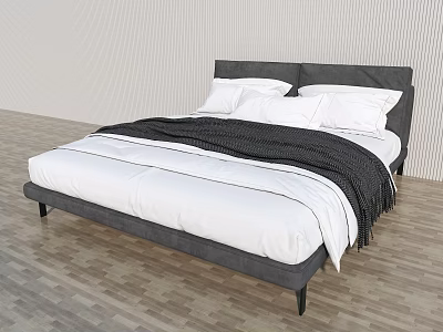 Bed Double Bed 3d model