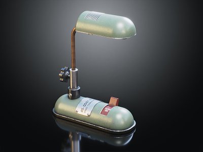 Industrial LOFT Table Lamp Vintage Table Lamp Homemade Table Lamp 3d model