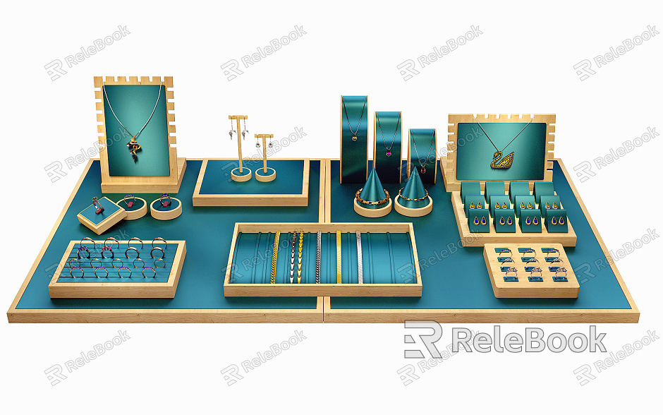 Modern jewelry jewelry display props model