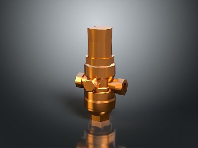 Pipe water pipe valve iron pipe fitting flange tee joint pipe water pipe valve 3d model