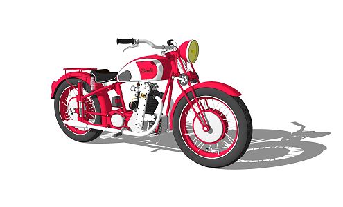 Modern Motorcycle 3d model