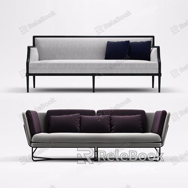 Double sofa model