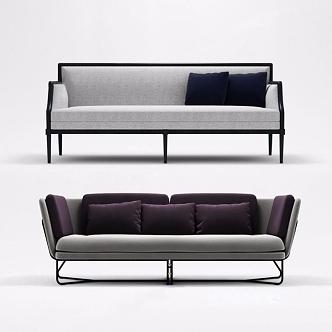 Double sofa 3d model