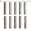 Modern Column Gypsum Broken Column 3d model