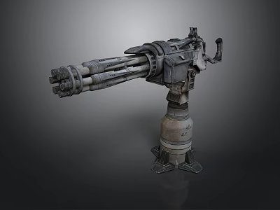 Industrial style water turret water cannon industrial equipment weapon turret machinery metal industrial products device 3d model