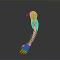 Robot Arm Mechanical Arm Robot Arm Robot Head Robot Parts Robot Hand Manipulator 3d model