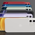 Various Colored Smartphones Displayed In Array With Camera Modules And Modern Design