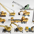 Heavy Duty Construction Vehicles And Machinery Collection
