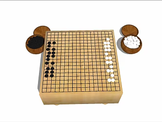 New Chinese Go 3d model