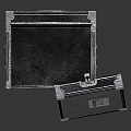 Industrial LOFT Box Storage Box Large Box Metal Box Classical Storage Box Password Storage Box 3d model