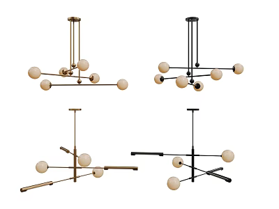 Modern Chandelier Art Chandelier Spherical Chandelier 3d model