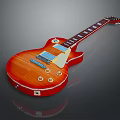Electric Guitar With Sunburst Finish Mahogany Body And Rosewood Fingerboard