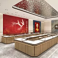 Elegant Jewelry Store Exterior Design With HDX Sign Warm Lighting And Glass Display Windows