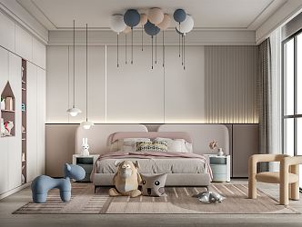 Modern Children's Room 3d model