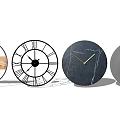 Various Stylish Clocks With Wooden Roman Numerals Marble And Minimalist Designs For Home Decor