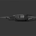 Futuristic Advanced Cosmic Spaceship Design With Metallic Structure And Aerodynamic Shape