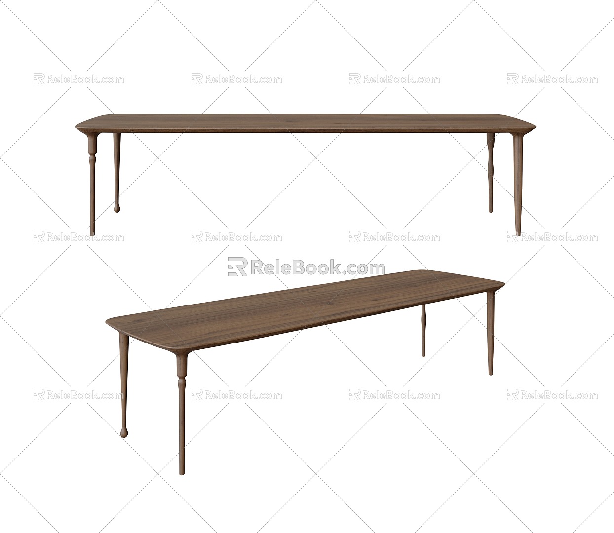 Dining Table Desk Conference Table 3d model