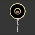 Decorative Faucet With Role And Creature Design Gold Black Finish Brass Material