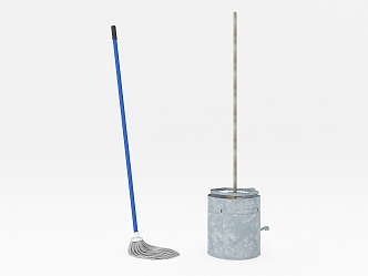 Modern Mop 3d model