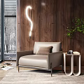 Modern single sofa 3d model