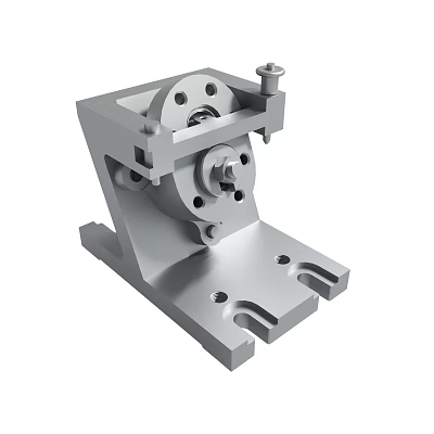 Stainless Steel Mechanical Component With Precision Structure 3d model