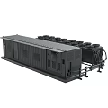 Industrial Cooling Equipment With Fans And Cabinets