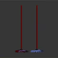Modern mop bucket mop automatic drying mop bucket mop bucket 3d model