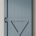 Three Stylish Barn Doors In Blue And Wooden Designs For Home Interior
