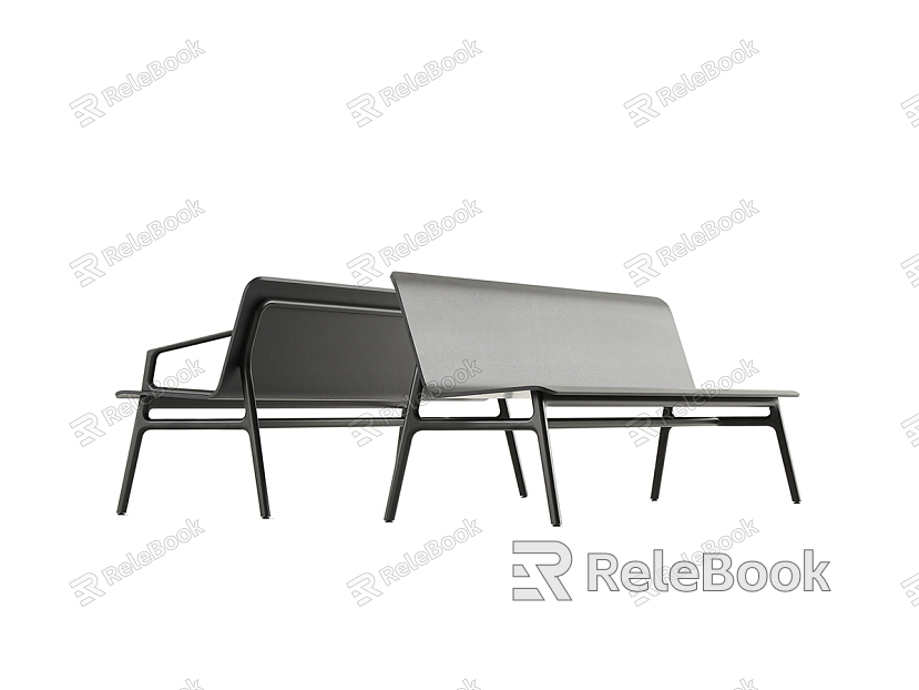 Modern Outdoor Chair Simple Bench model