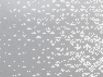 Abstract White Dots Pattern On Gray Background With Scattered Specks Design 3d model